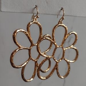 Urban Outfitters Gold Abstract Dangle Earrings